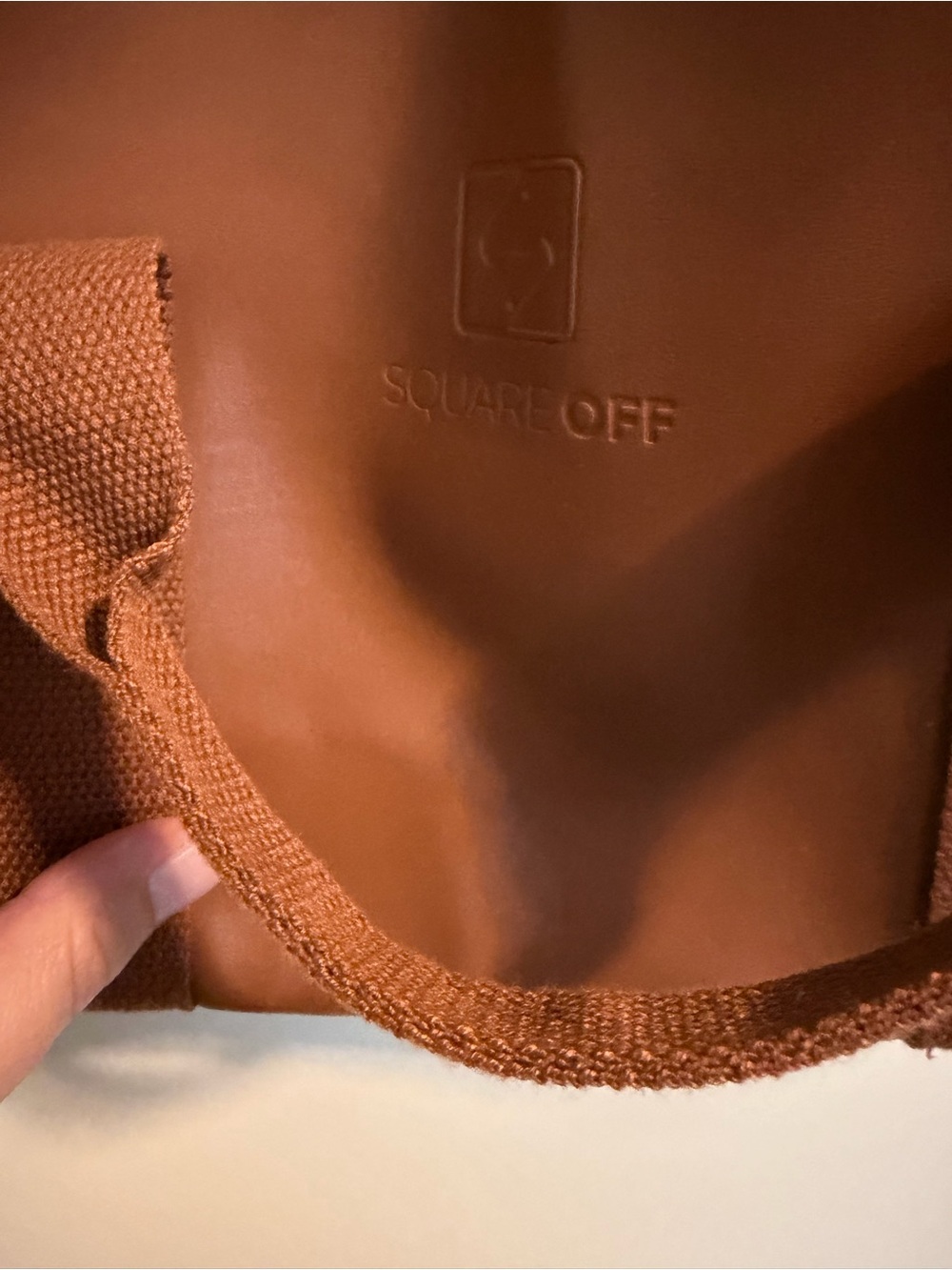 Women's Brown Woven Tote